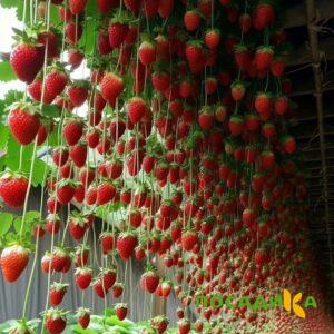 Клубника ампельная Анастасия купить по цене от 370р. в интернет-магазине «Посадика» с доставкой почтой в в Шахтерске и по всей России – [изображение №1].